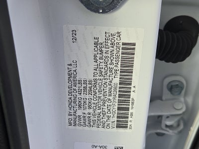 2024 Honda Accord Sedan EX