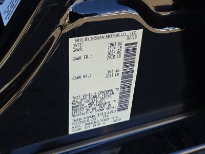 2019 Nissan Altima 2.5 SV