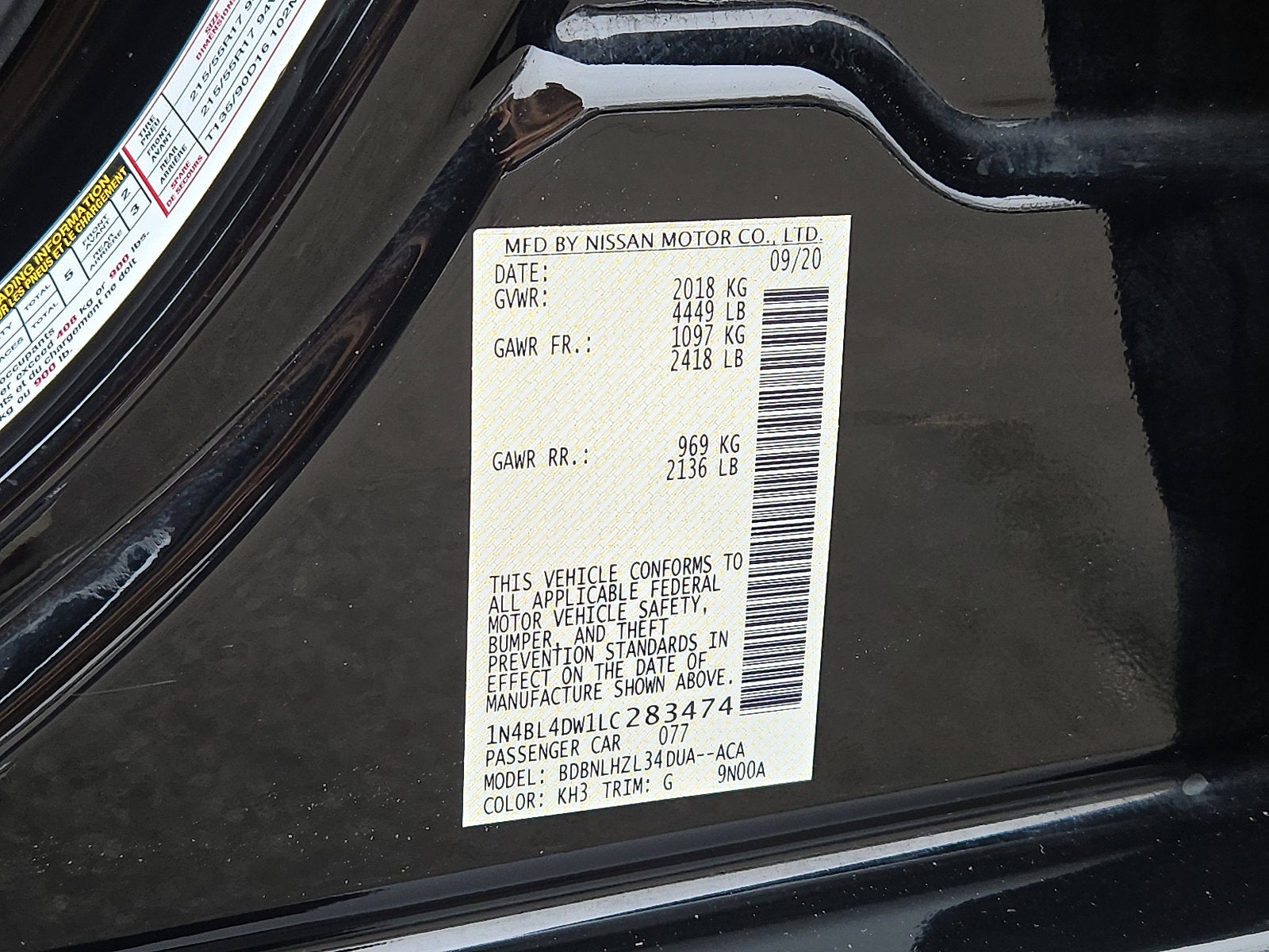 2020 Nissan Altima 2.5 SV