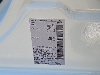 2024 Nissan Altima 2.5 SV