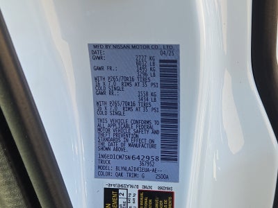 2025 Nissan Frontier S