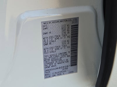 2024 Nissan Frontier SV