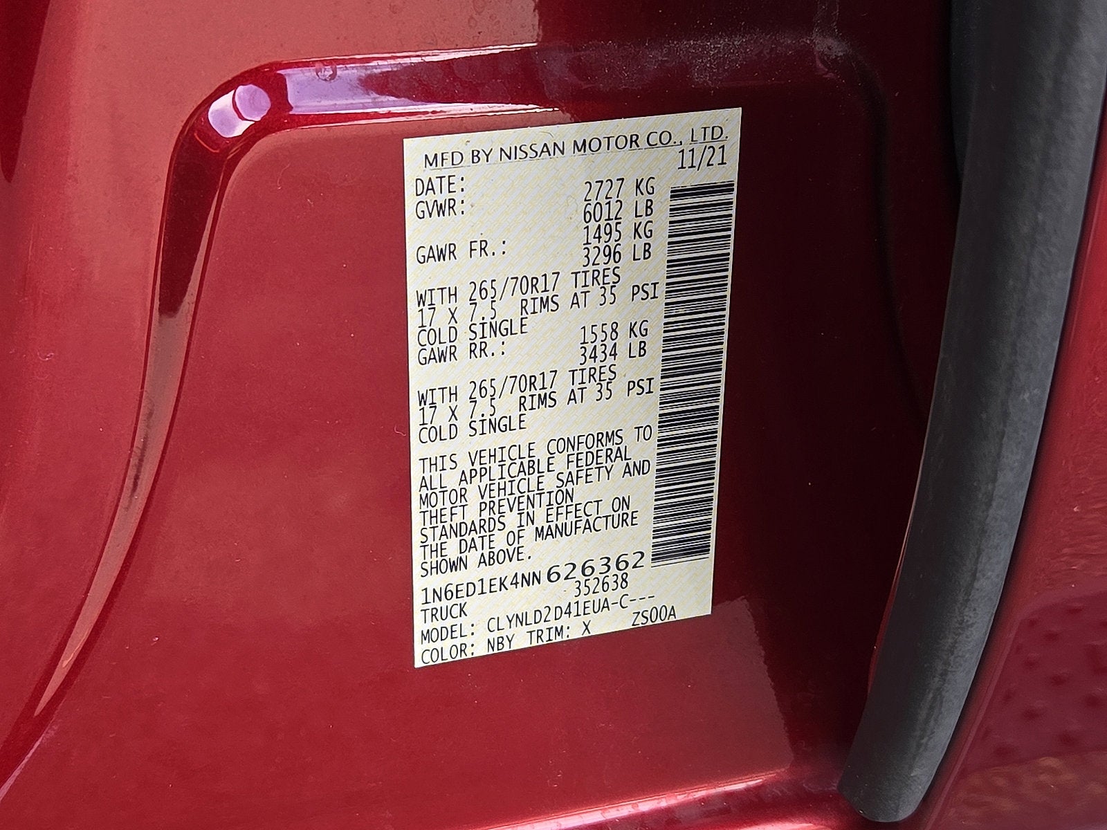 2022 Nissan Frontier PRO-4X