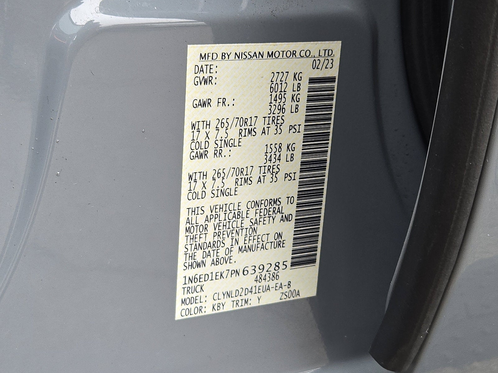 2023 Nissan Frontier PRO-4X