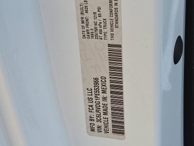 2023 RAM ProMaster Cargo Van 2500 HIGH 159