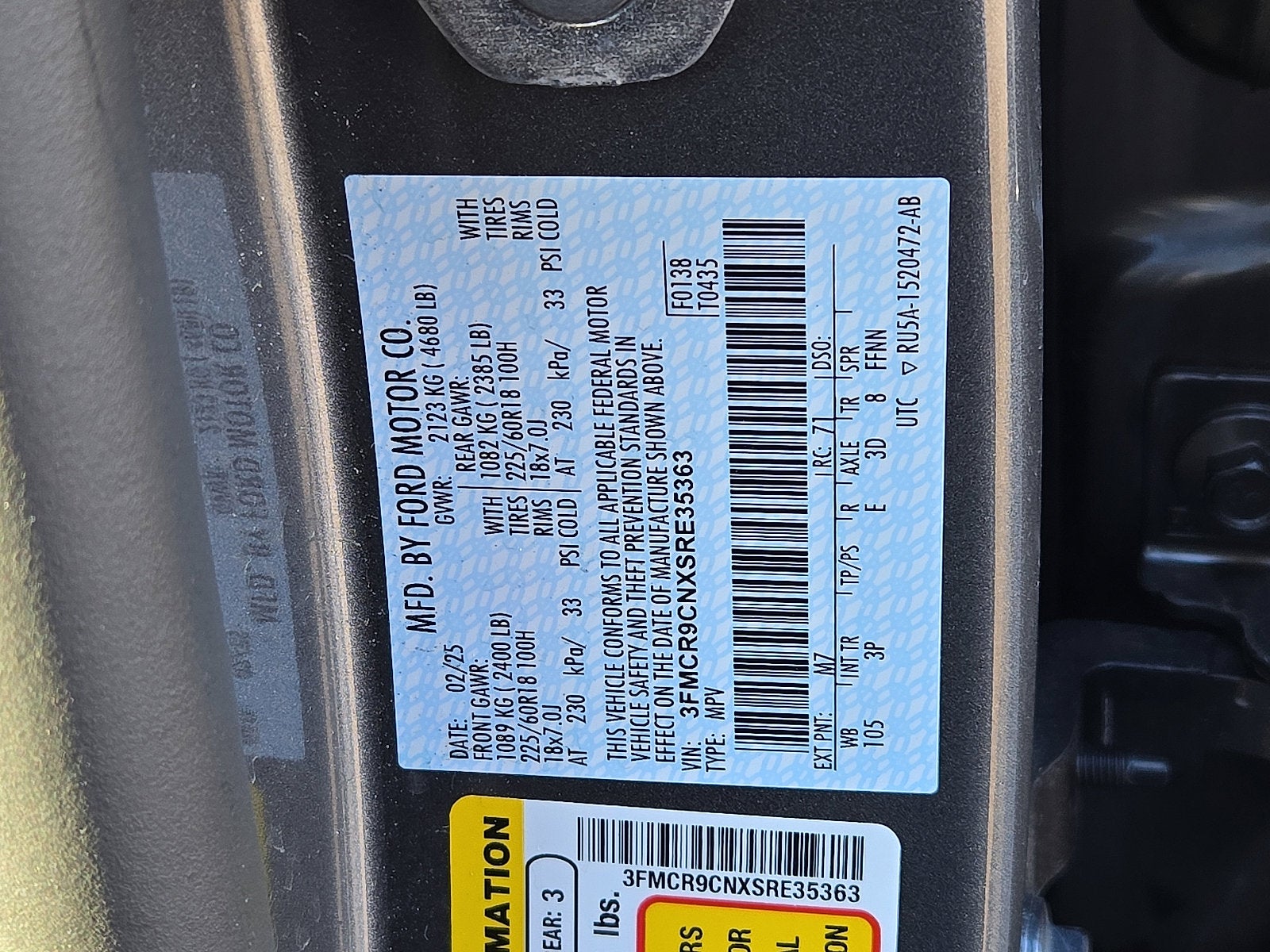 2025 Ford Bronco Sport Outer Banks