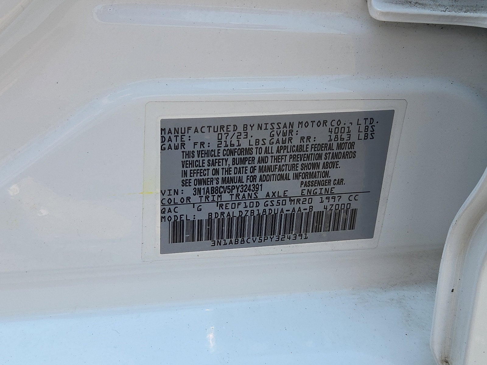 2023 Nissan Sentra SV