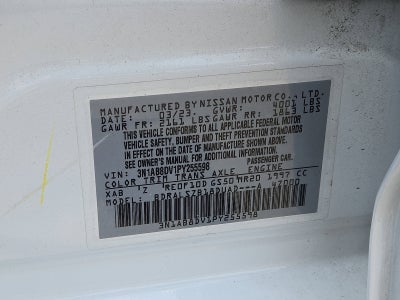2023 Nissan Sentra SR