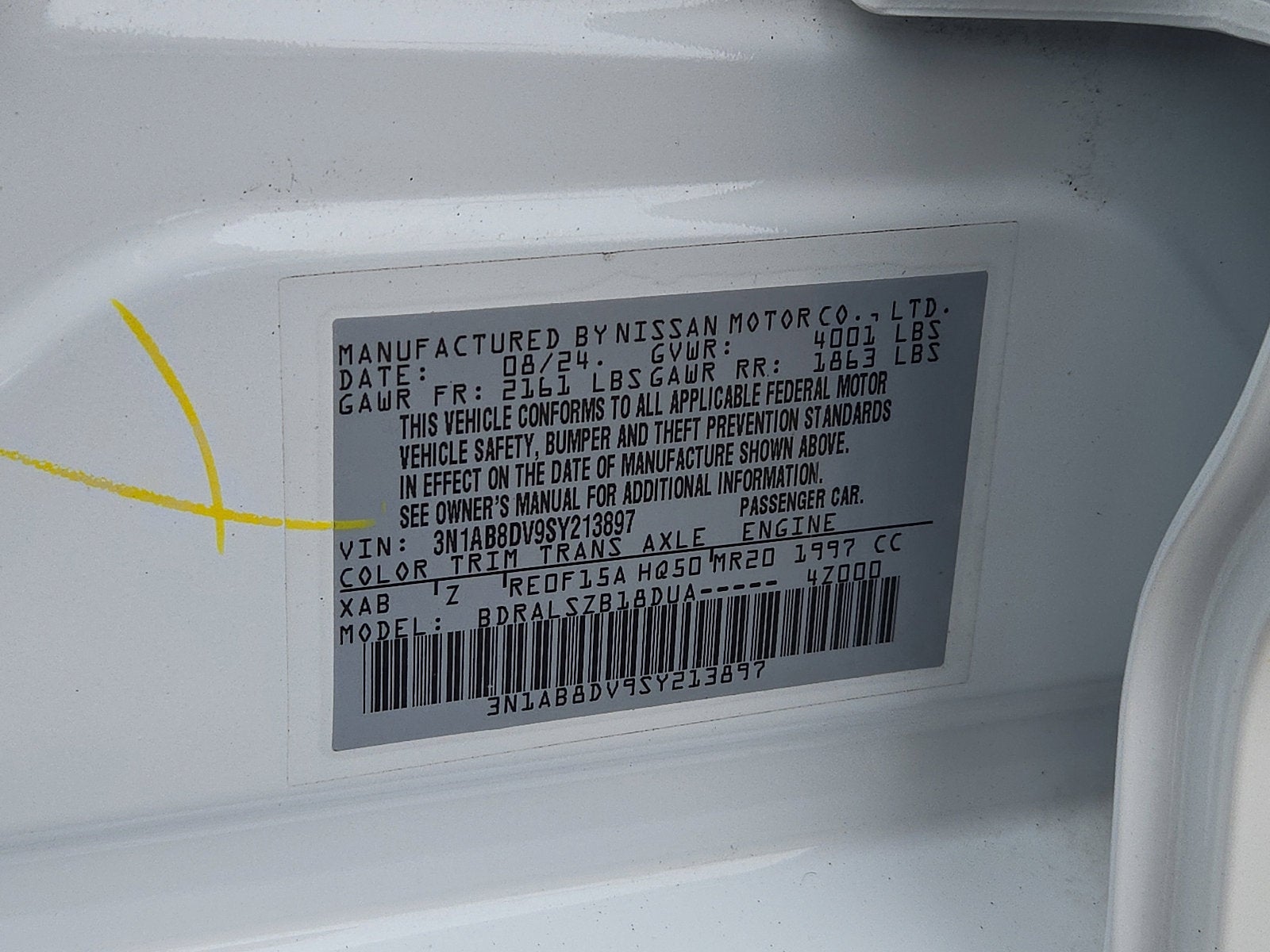 2025 Nissan Sentra SR