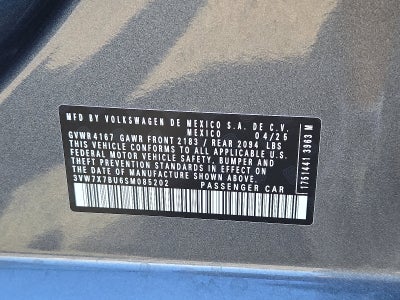 2025 Volkswagen Jetta SE