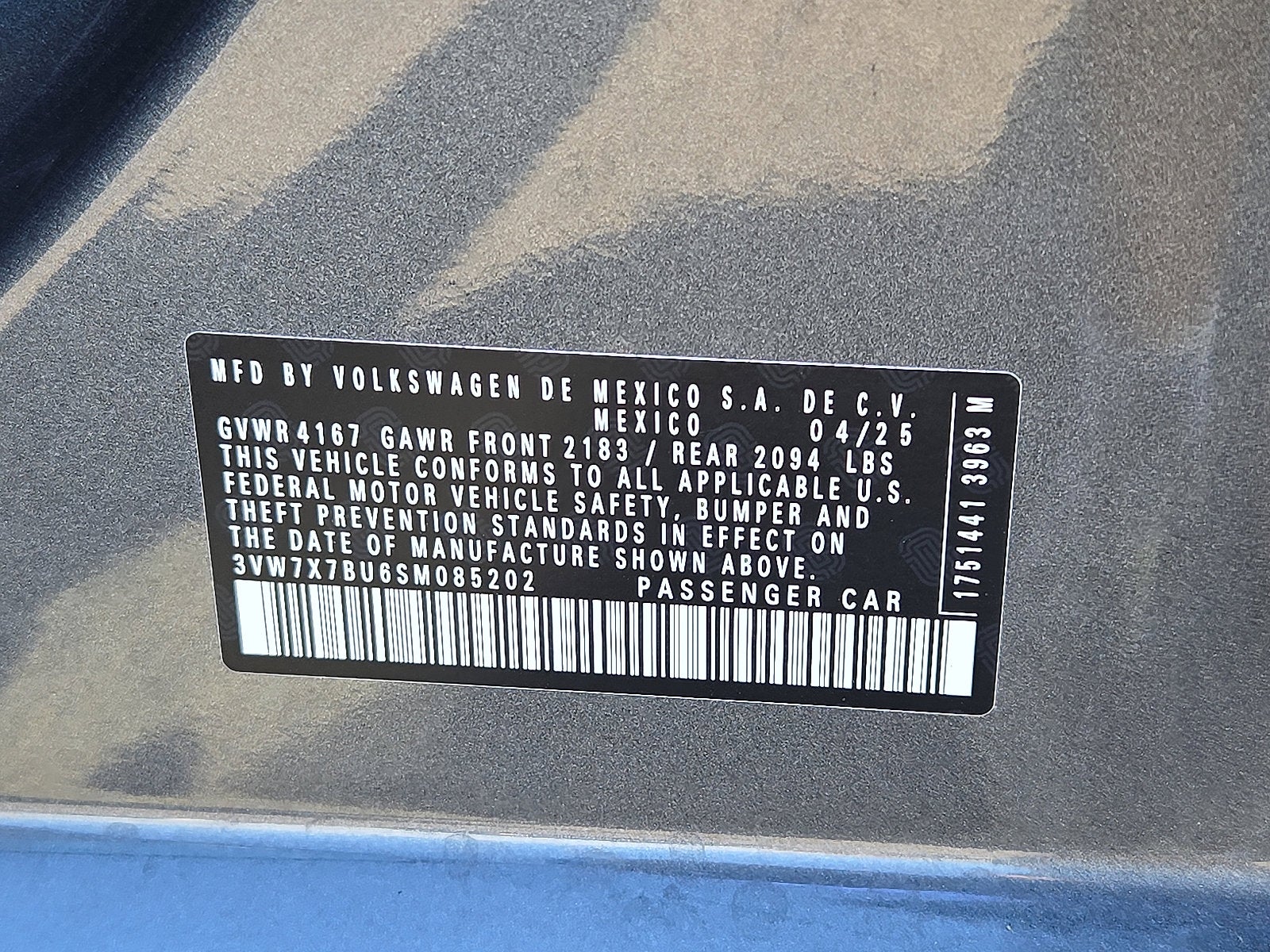 2025 Volkswagen Jetta SE