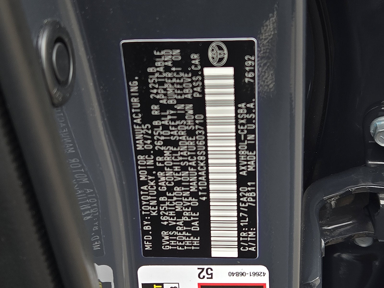 2025 Toyota Camry SE