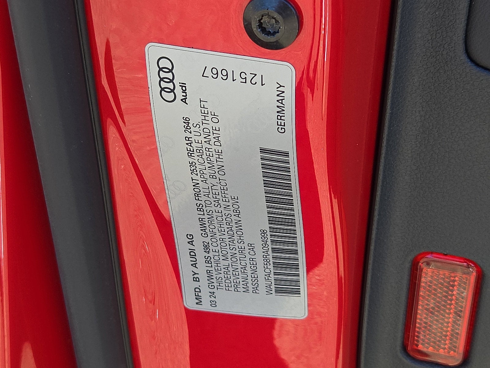 2024 Audi A5 Sportback S line Premium Plus