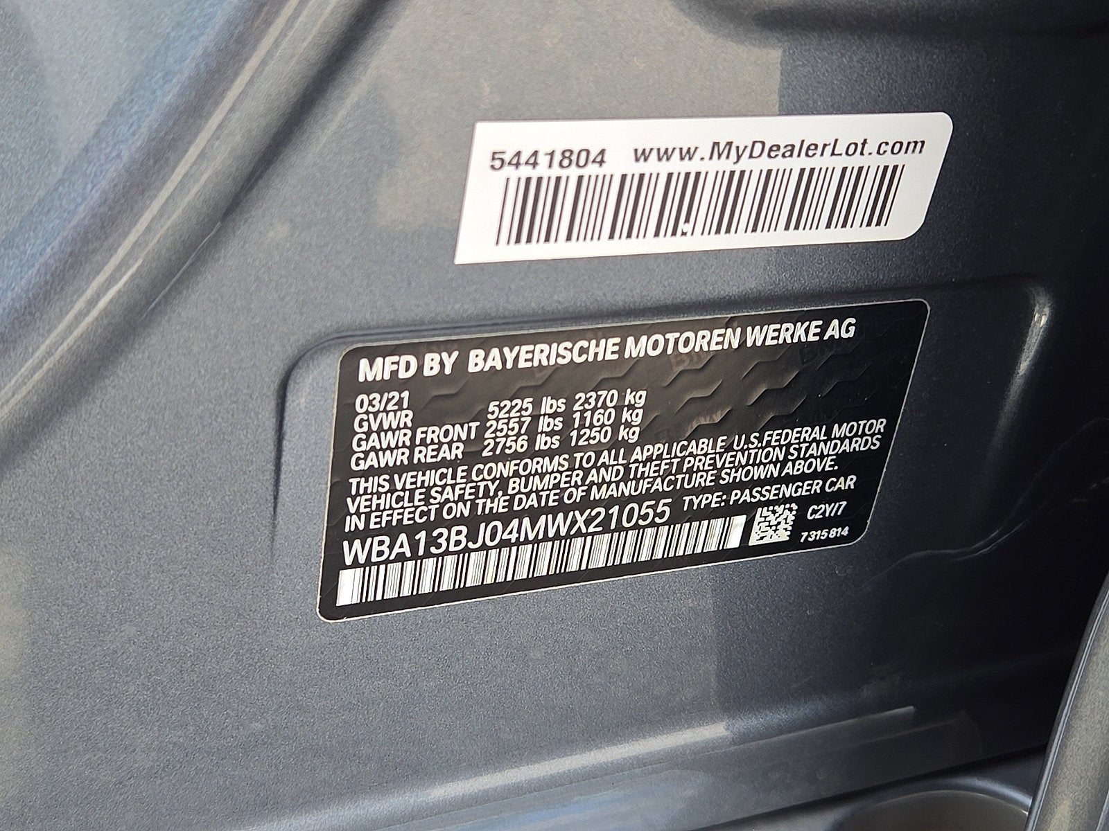 2021 BMW 5 Series 530i xDrive