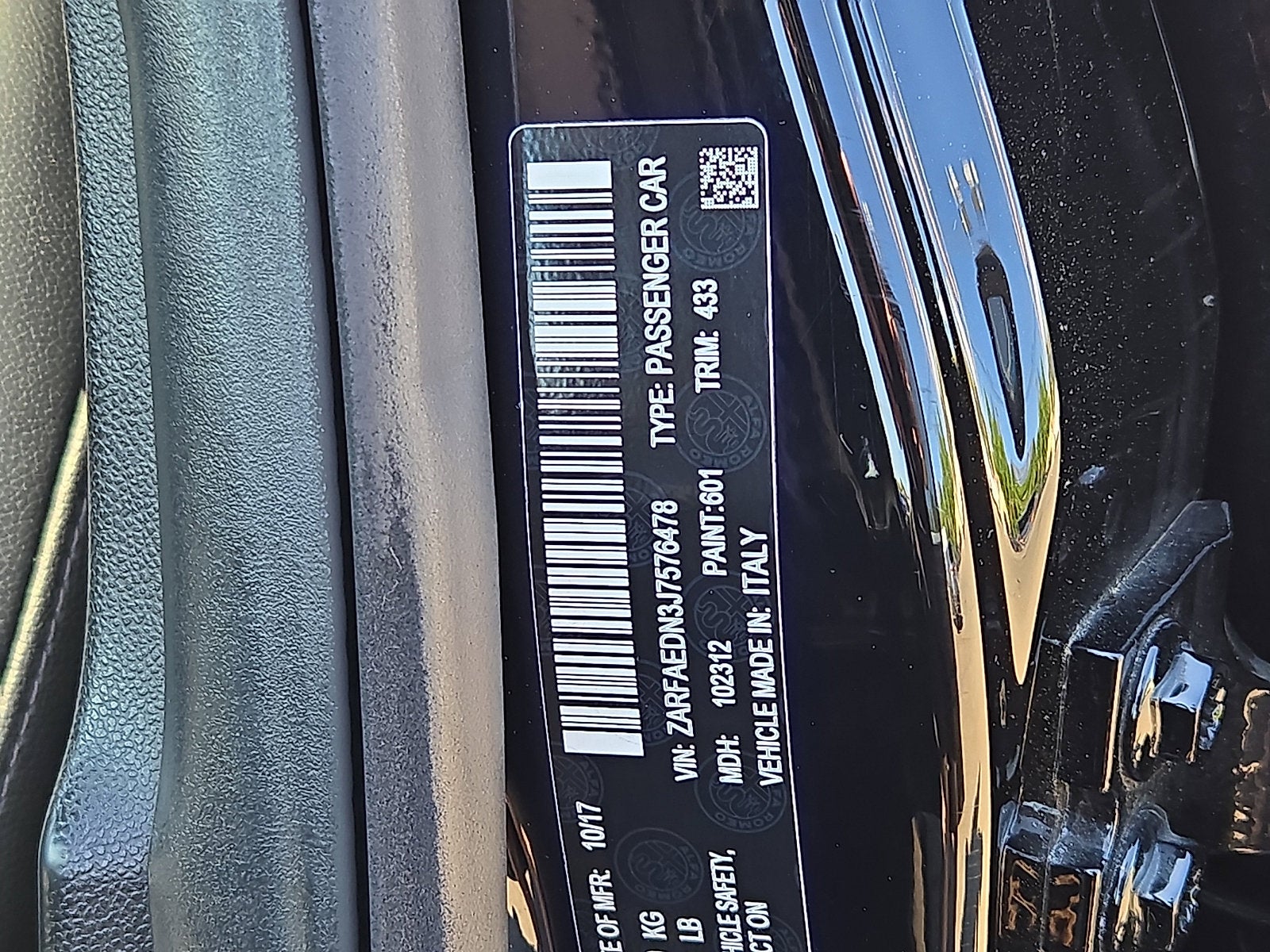 2018 Alfa Romeo Giulia S