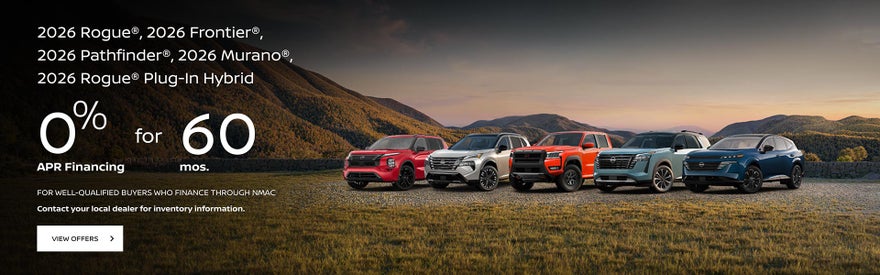 Nissan September 2026 0% APR Financing for 60 mos