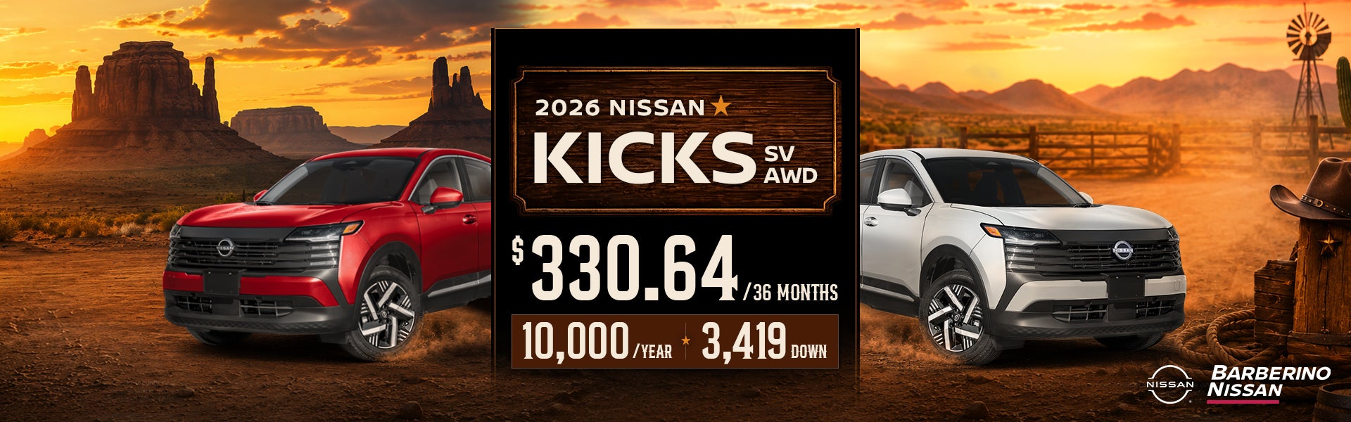 2026 Nissan Kicks SV AWD