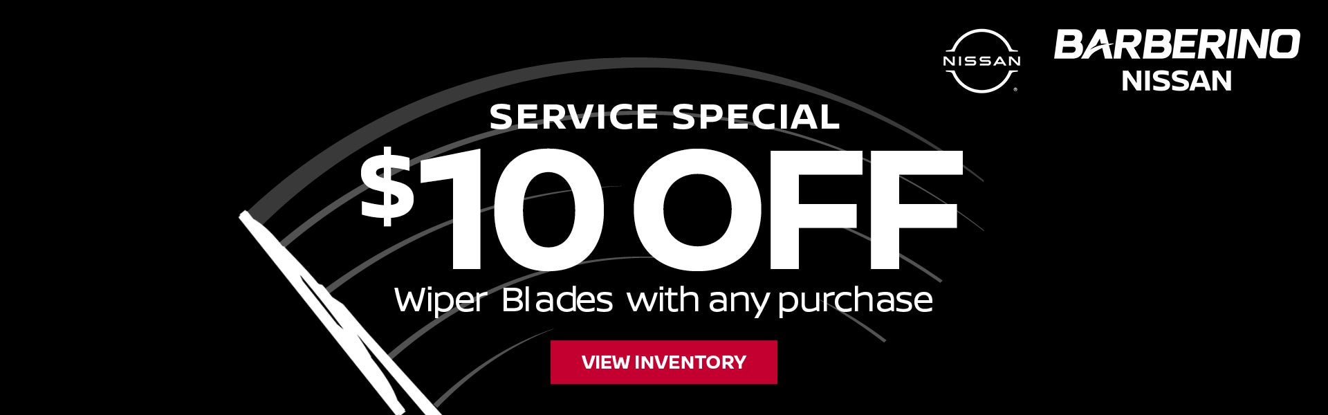Service Special: $10 Off Wipers with any purchase