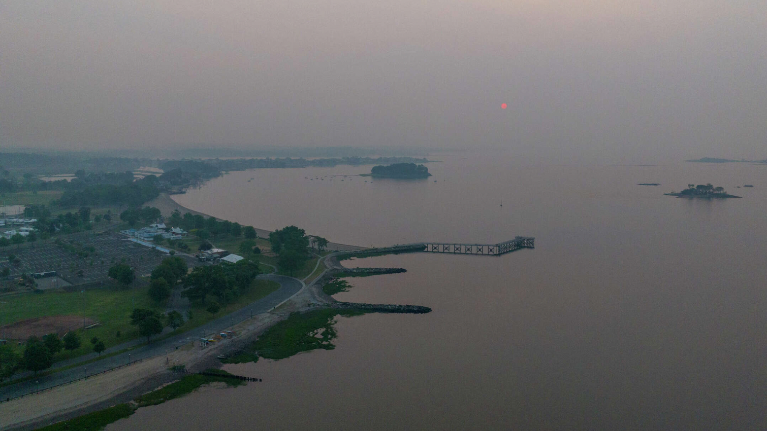air quality in connecticut from canadian wild fires